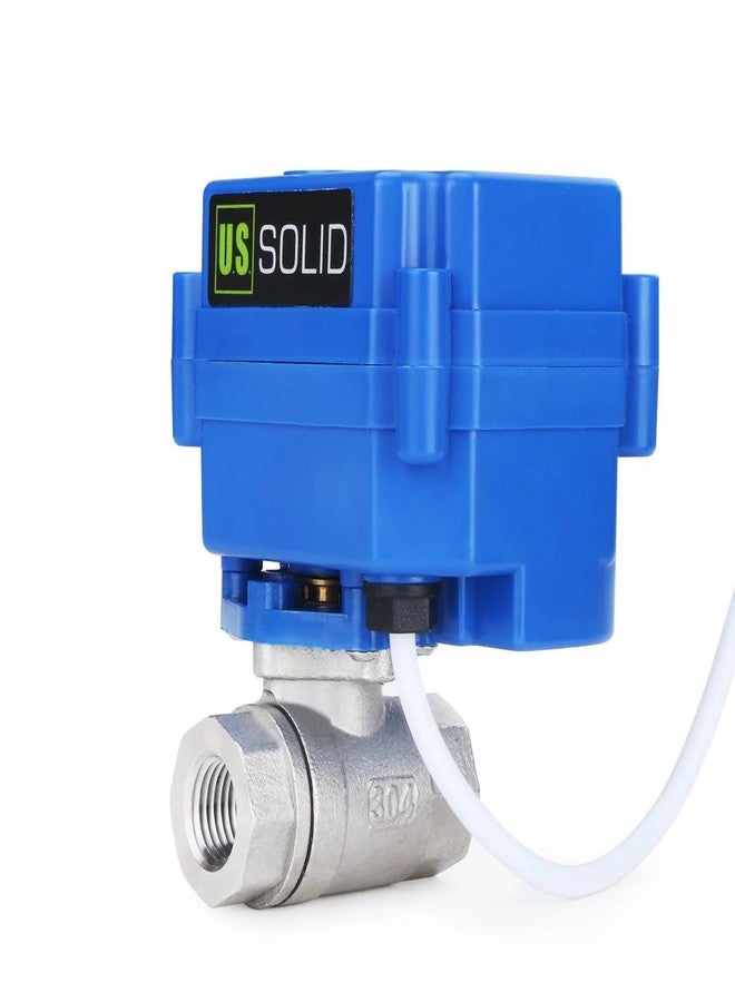 U.S. Solid Motorized Ball Valve- 1/4" Stainless Steel Ball Valve with Full Port, 9-24V AC/DC and 2 Wire Auto Return Setup - Image 5